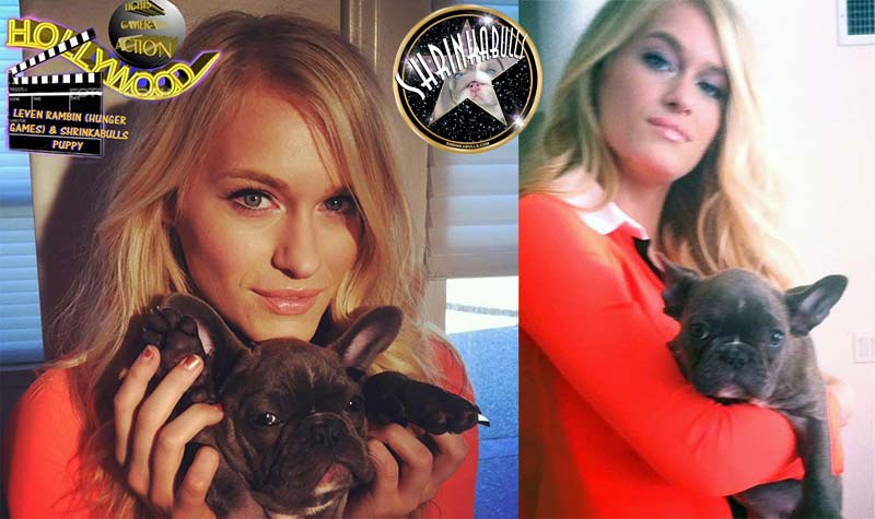 Leven Rambin acctress from Hunger Games with "Shrinkabulls Luna"