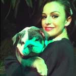 Cher Lloyd with Shrinkabull's Blue Legacy
