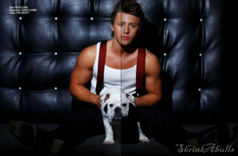 Mitch Hewer photos and Mitchell Scott Hewer pictures! Mitch Hewer images with Shrinkabull Titan